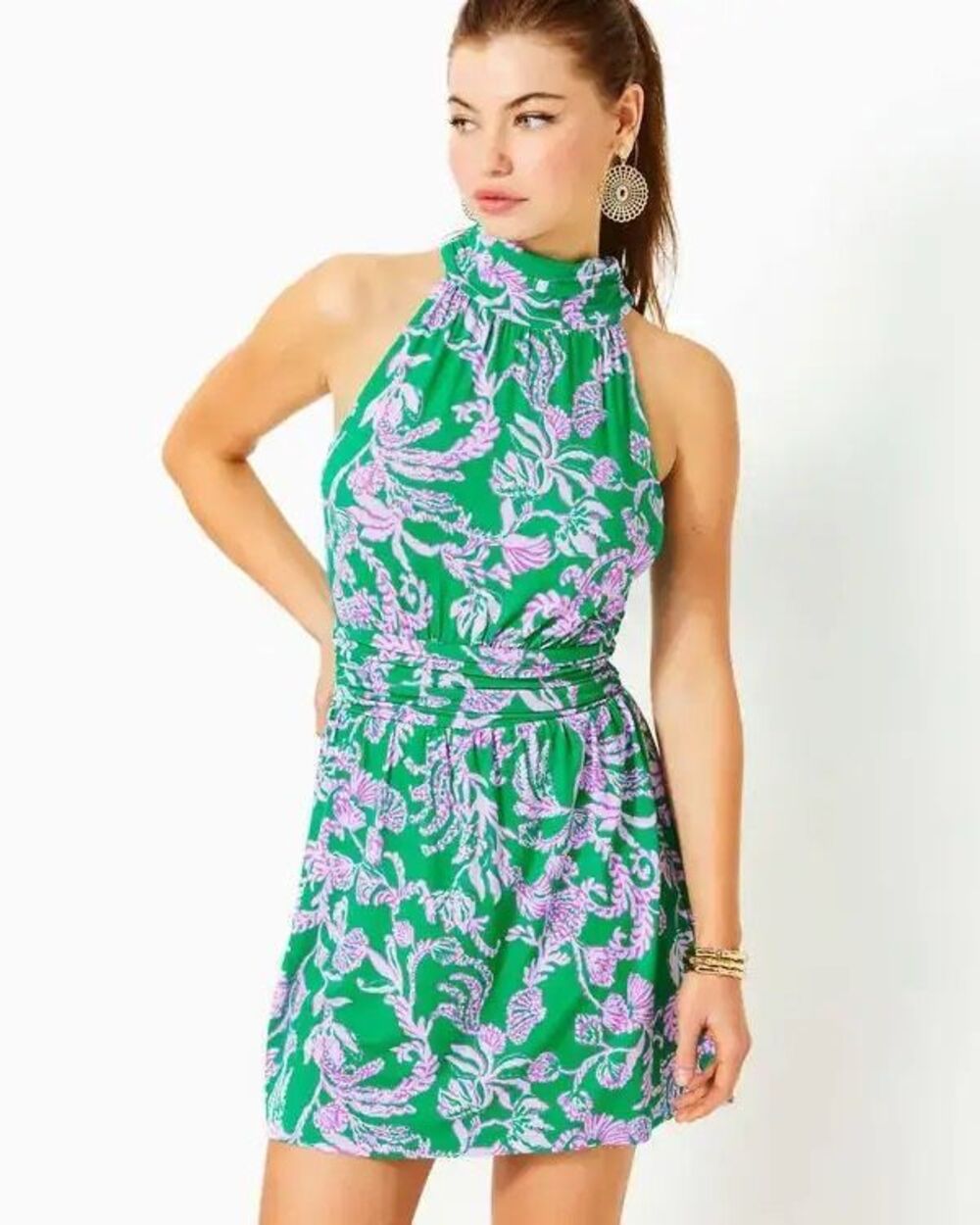 Lilly Pulitzer Wyota Skirted Romper Size Medium